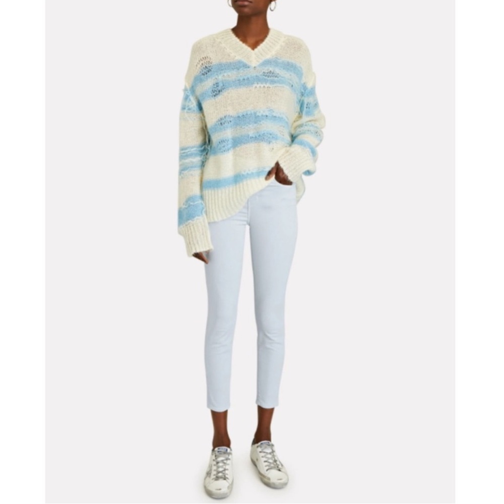 NWOT L’AGENCE Margot Skinny Leg Jeans Light Blue Size 28